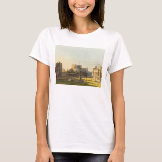 上区ウィンザー城は「居住王室の」 Tシャツ (正面)