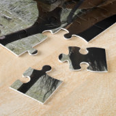 上半身裸のPutinは馬に乗ります ジグソーパズル (側面)