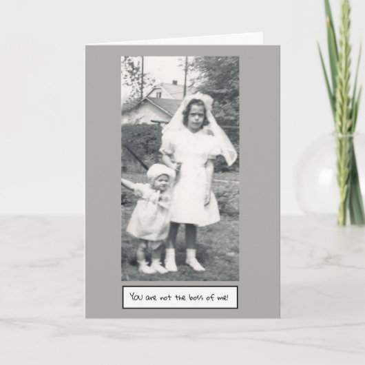 上司の日 カード (正面)