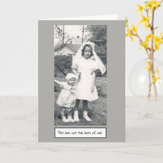 上司の日 カード (黄色い花)