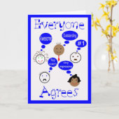 上司の日 カード (黄色い花)