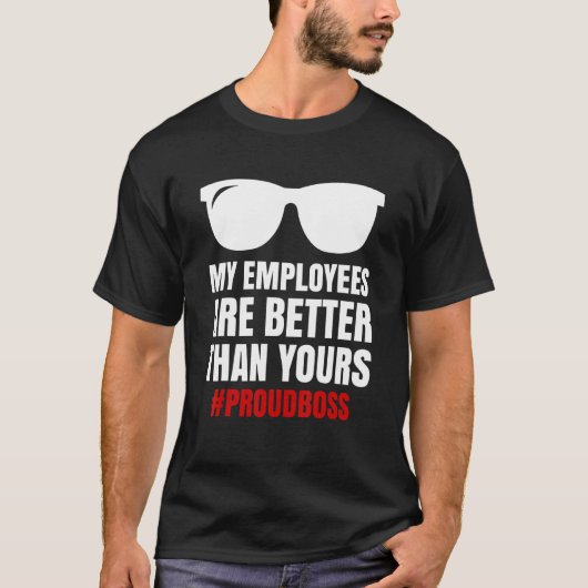 上司の日 社員感謝 オフィス 男女兼用 Tシャツ (正面)