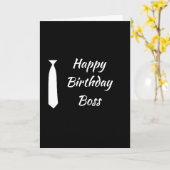 上司の誕生日おめでとう カード (黄色い花)