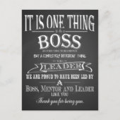 上司への感謝 ポストカード (正面)