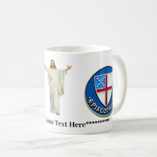上司教会パーソナライズされた紋 コーヒーマグカップ
