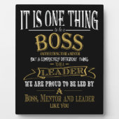 上司 ありがとう メンター リーダー すごい上司 フォトプラーク (正面)