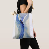 "上向きのインディゴ"のトムハンソンの芸術のトートバック トートバッグ (クローズアップ)