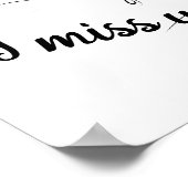 上向きの視線 ポスター (角)