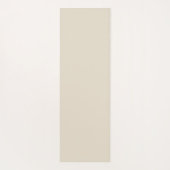 上向きドッグポーズパピミニマルベージュカスタム ヨガマット (裏面)