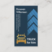 上向きロジスファンシーティック移動矢印輸送 名刺 (正面)