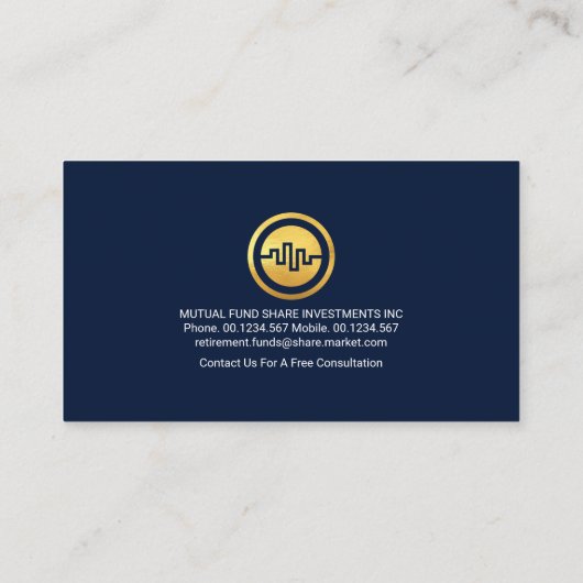 上向き共有グラフフレーム 名刺 (裏面)