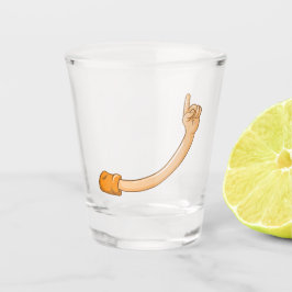 上向き手を指すショットグラス ショットグラス