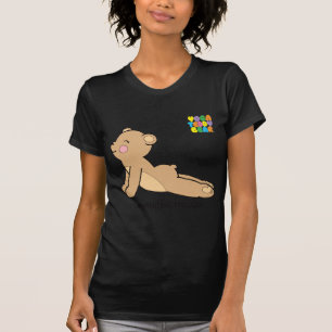 上向き犬は/下方にティーの後をつけます Tシャツ