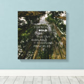 上向き眼鏡#1 (12x12) キャンバスプリント (インサイチュ (ウッドフロア))