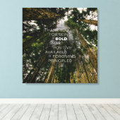 上向き眼鏡#1 (24x24) キャンバスプリント (インサイチュ (ウッドフロア))