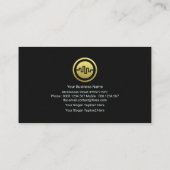 上向き移動株式取引所グラフ為替ディーラー 名刺 (裏面)