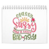 上品おもしろいなサッシーと少し悪いアッシーサッシーフリ カレンダー (カバー)