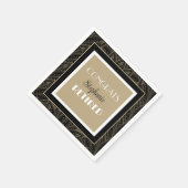 上品しゃれているだ！退職パーティーのナプキン スタンダードカクテルナプキン (角)