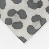 上品だがサッシレオパード印刷フリースブランケット フリースブランケット (角)