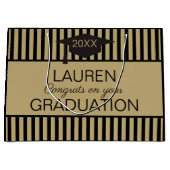 上品だ！カスタム卒業抱き枕 ラージペーパーバッグ (正面)