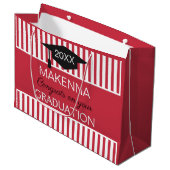 上品だ！カスタム卒業抱き枕 ラージペーパーバッグ (正面アングル)