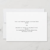 上品でおしゃれに 結婚式で父へ (裏面)