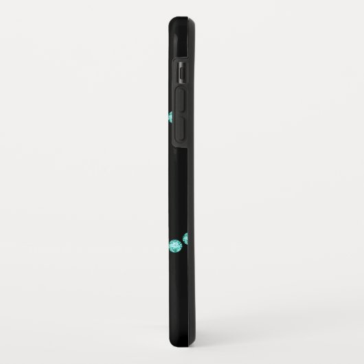 上品できらきら光るなモノグラムのスタイル Case-Mate iPhoneケース (裏面/左)