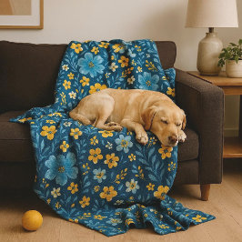 上品でみすぼらしいシックなフランスのフローラアートパターンデュベット フリースブランケット