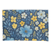 上品でみすぼらしいシックなフランスのフローラアートパターン 枕カバー (正面左)