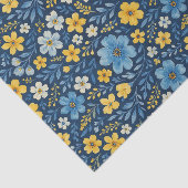 上品でみすぼらしいシックなフランスのフローラアートパターン 薄葉紙 (詳細)