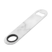 上品でエレガントな大理石のパーソナライズな花婿の付添人 スピード栓抜き (裏面アングル)