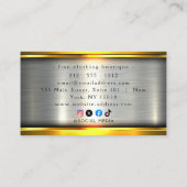 上品でカッコいい建築の名刺 名刺 (裏面)