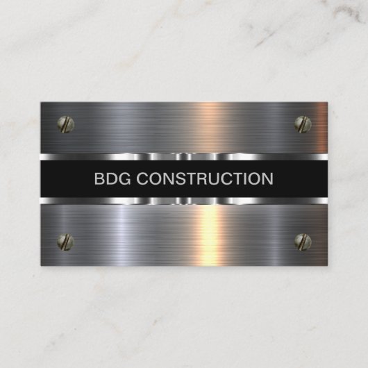 上品でカッコいい建築の名刺 名刺 (正面)