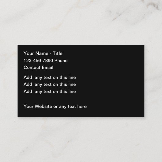 上品でクール建築の壁 名刺 (裏面)