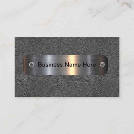 上品でクール建築の壁 名刺 (正面)