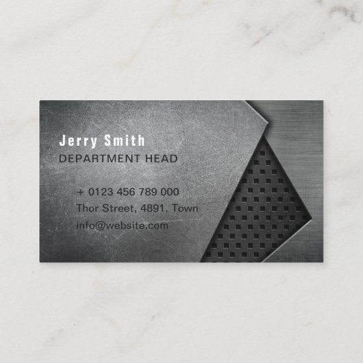 上品でクール建築 名刺 (裏面)