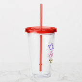 「上品で上品で、少し下品で」 アクリルタンブラー (右)