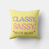 「上品で上品で、少し下品で」 クッション (裏面)