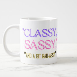 「上品で上品で、少し下品で」 ジャンボコーヒーマグカップ