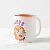 「上品で上品な二音マグカップ」 ツートーンマグカップ (正面右)