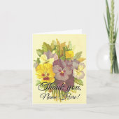 上品で上品な「ありがとう」サンキューカード カード (正面)