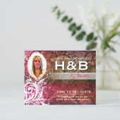 上品で及びエレガントな華麗さのサロンかスタイリストの郵便はがき ポストカード (スタンド正面)