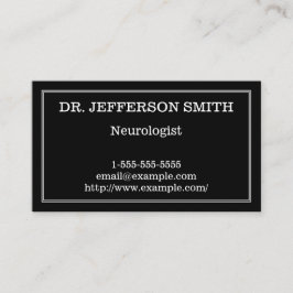 上品で及びミニマルな神経学者の名刺 名刺