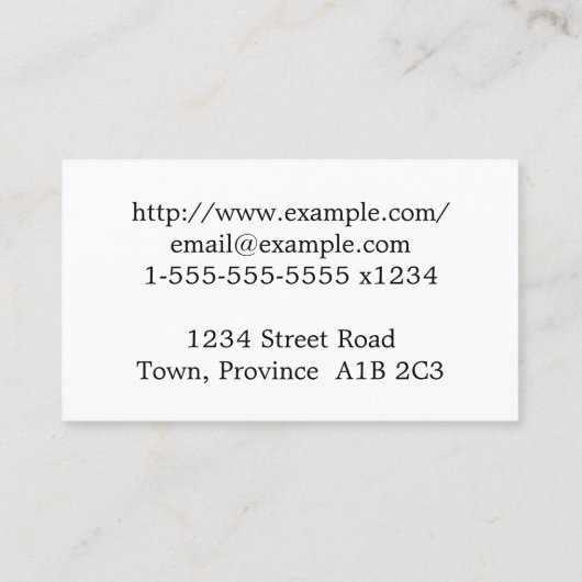 上品で尊敬される弁護士の名刺 名刺 (裏面)