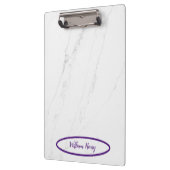 上品で機能的な白大理石 クリップボード (左)