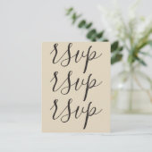 上品で洗練された「svp」ポストカード ポストカード (スタンド正面)