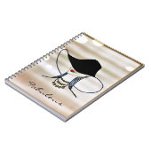 上品で素敵 ノートブック (左側)