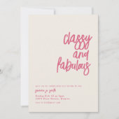 上品で素晴らしいブライダルシャワーの招待状 招待状 (正面)