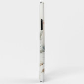 上品で繊細な水色の花 Case-Mate iPhoneケース (裏面/右)