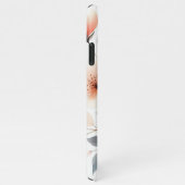 上品で繊細な水色の花 iPhoneケース (右側)